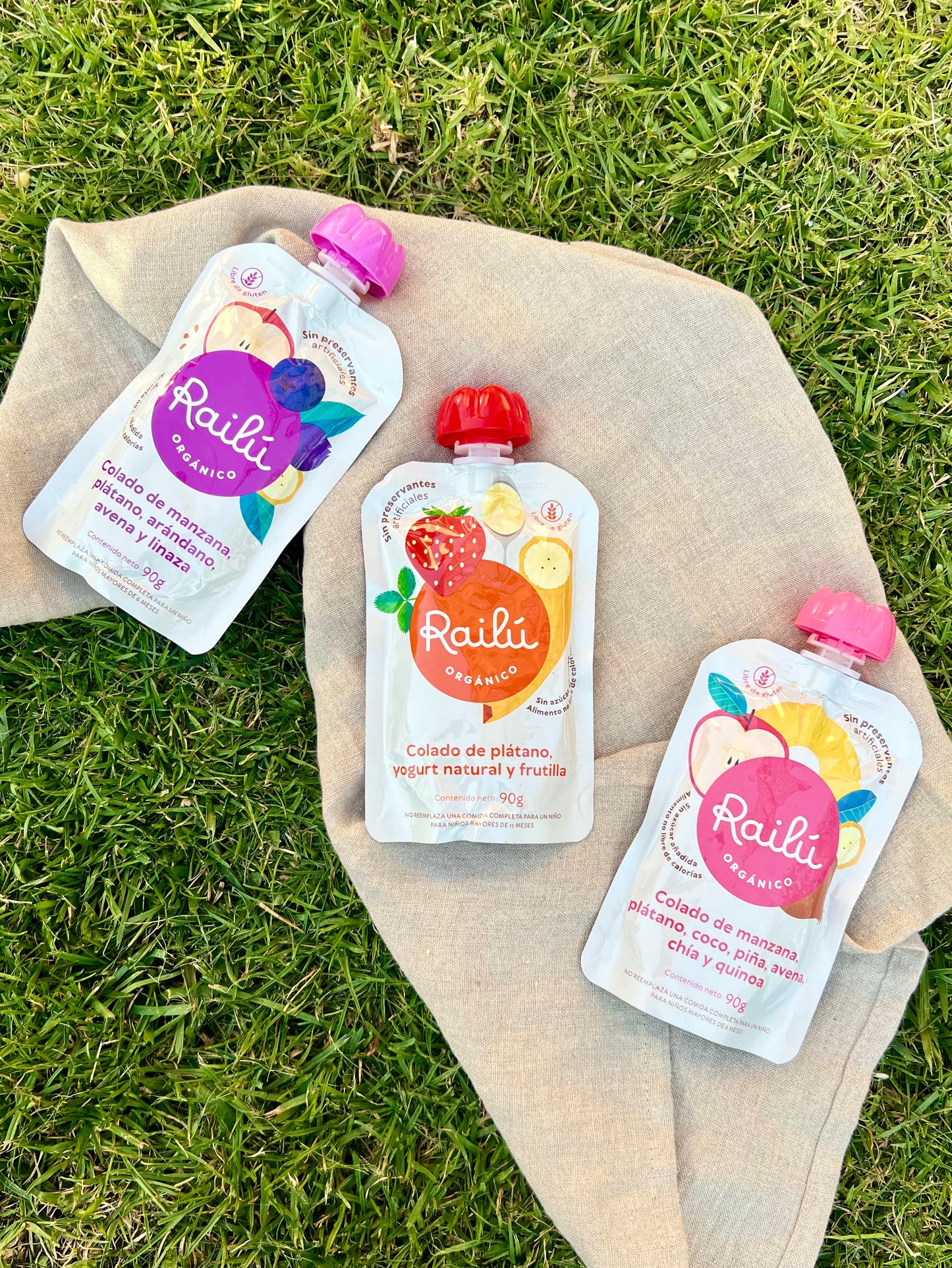 Colado de plátano, yogurt natural y frutilla - 36 unidades
